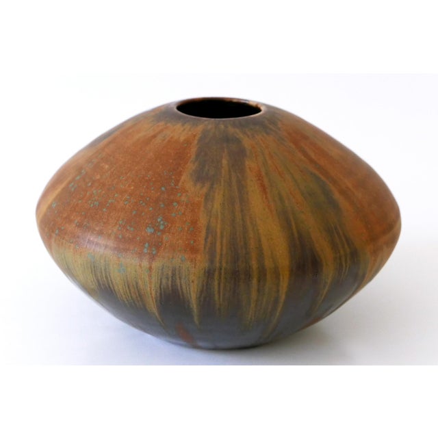 Vintage Studio Pottery Ceramic Vase by Ilse Ludwig-Korbel, Germany, 1984 For Sale - Image 11 of 11