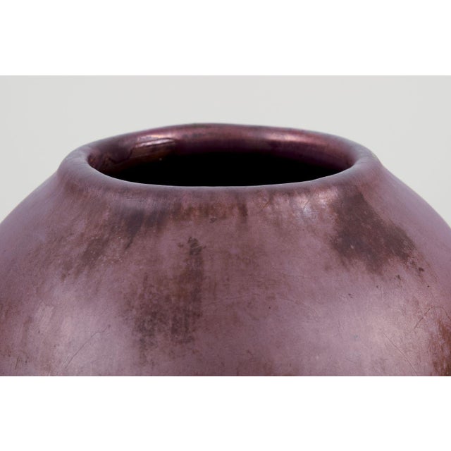 Vintage Danish Ceramic Vase by Jens Petersen, 1920 For Sale - Image 4 of 9