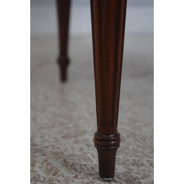 Wood Set of 8 Hickory Chair Co. French Louis XVI Style Mahogany Dining Room Chairs For Sale - Image 7 of 12