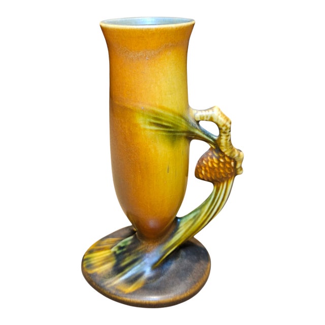 Roseville Pottery Pinecone Bud Vase For Sale