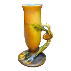 Roseville Pottery Pinecone Bud Vase