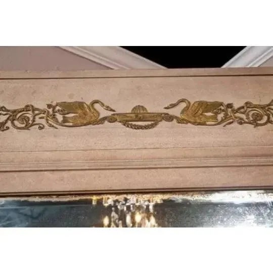 French Large French Regency Style Mirror For Sale - Image 3 of 3