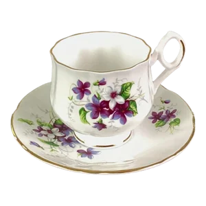 1930s Royal Dover China Bone China Teacup and Saucer