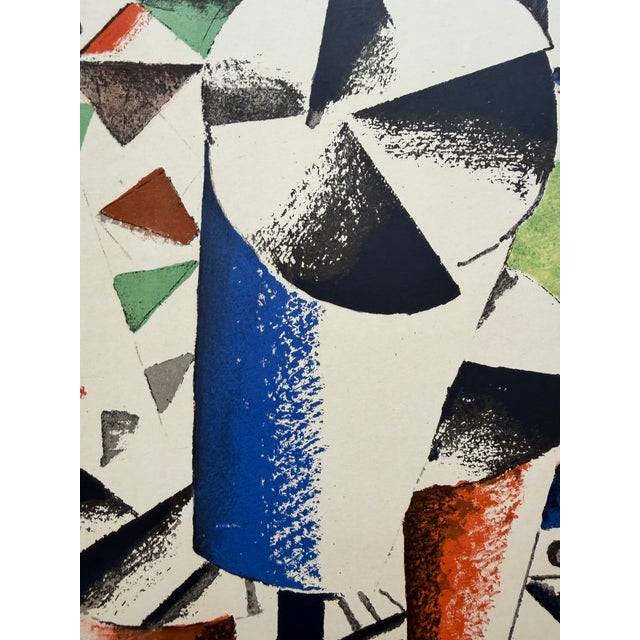 Fernand Léger (1881–1955), Gouaches, Aquarelles + Dessins, Original French Exhibition Poster For Sale - Image 9 of 9