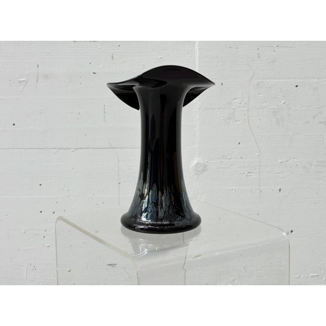 1970s Iridescent Eisch Studio Glass Vase, 1970s For Sale - Image 5 of 16