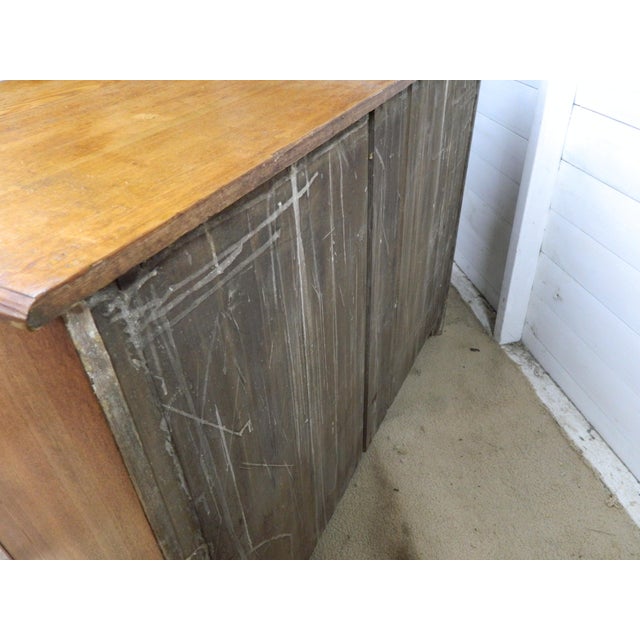 Brown Edwardian Oak Chest of Drawers, 1890s For Sale - Image 8 of 18
