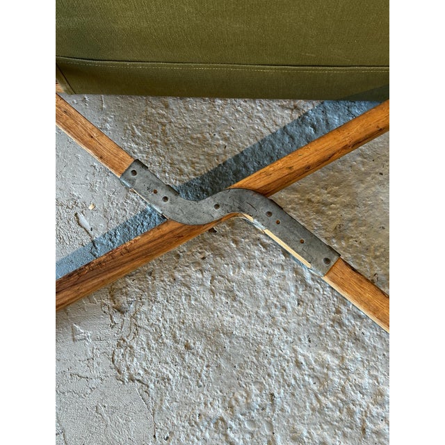 Khaki Green Military Folding Bed, 1945 For Sale - Image 8 of 11