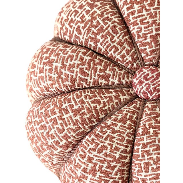 Textile Stool by Jindrich Halabala for Cesky Nabytek, Czechoslovakia, 1956 For Sale - Image 7 of 17