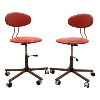 Vintage Swivel Chairs from Kovona, 1970s, Set of 2 For Sale