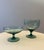 Mid-Century Modern 1950s Russel Wright Morgantown Glassware Set of 13 in “Seafoam” - Pinch Base Tumblers & Sherbets - 13-Piece For Sale - Image 3 of 10