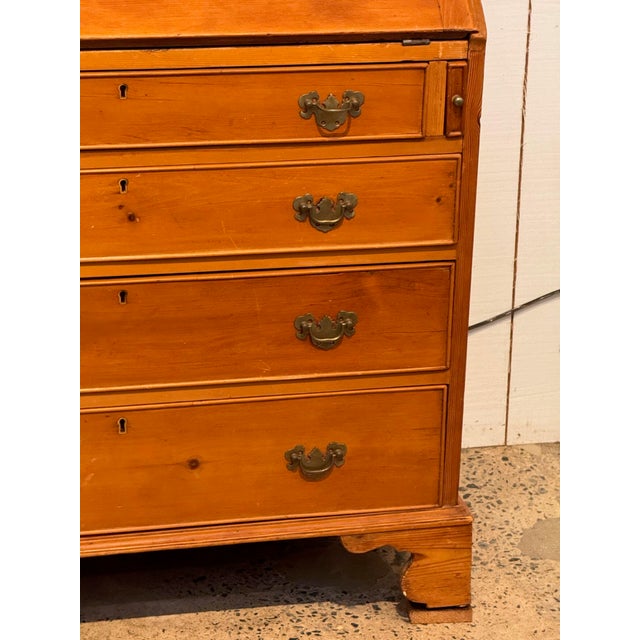 19th Century 19th Century English Pine Secretary Bookcase For Sale - Image 5 of 18