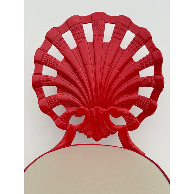 1960s Set of Six Venetian Grotto Style Shell Back Chairs For Sale In Los Angeles - Image 6 of 12
