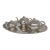 Art Deco Silver Plated Tea Tray Set With 2 Teapots and Lidded Sugar Bowl 4989b For Sale