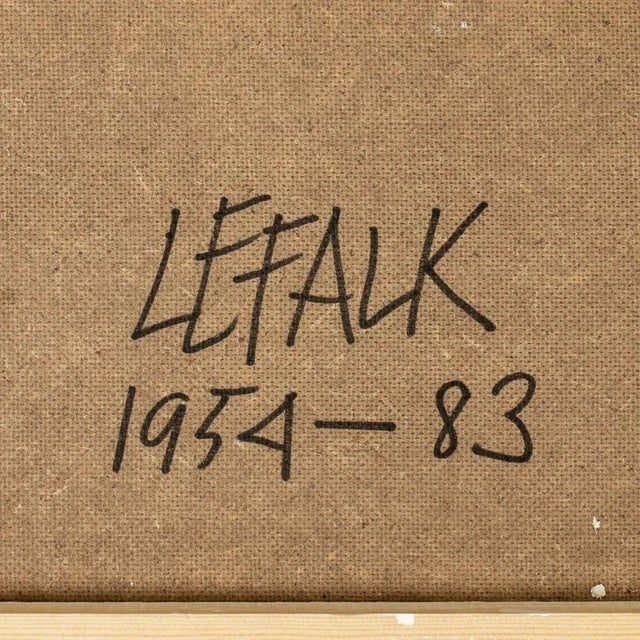 1980s Lars Erik Falk, Abstract Composition, 1983, Painting For Sale - Image 5 of 6