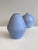 Handmade Light Blue Studio Ceramic Vases from Manufaktur Töpferhof Römhild, Thuringia, Germany, 1970s, Set of 2 For Sale - Image 4 of 15
