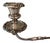Silver Pair of Silver Candelabras With Floral Detailing, France, Mid-20th Century. For Sale - Image 8 of 11