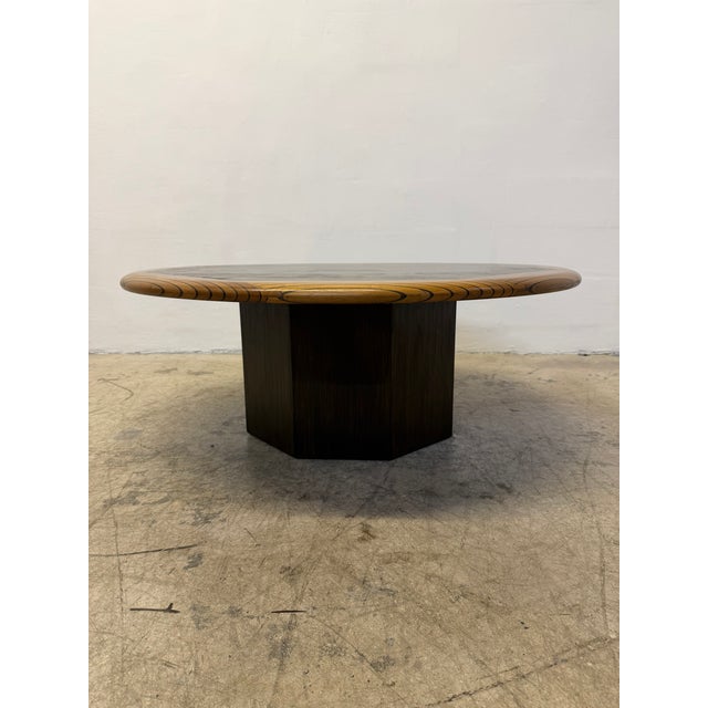 Lane Altavista Wood Coffee or Cocktail Table After Afra and Tobia Scarpa, 1970s For Sale In Miami - Image 6 of 17