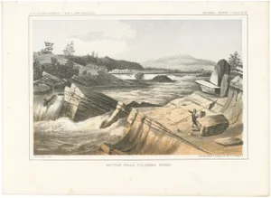 Sarony, Major & Knapp, Kettle Falls on the Columbia River in Washington State, 1856, Lithograph on Paper