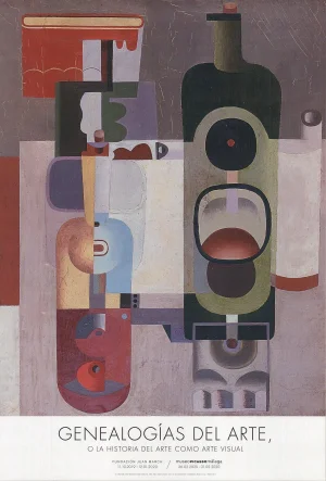 2020 Le Corbusier 'Deux Bouteilles' Modernism Green, White, Red Spain Offset Lithograph