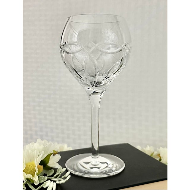 2000 - 2009 Waterford Clannad Crystal White Wine Glass For Sale - Image 5 of 7