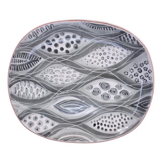 Vintage Ceramic Dish by Ingrid Atterberg for Upsala-Ekeby, 1950s For Sale