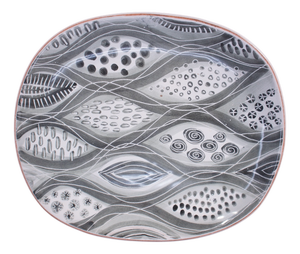 Vintage Ceramic Dish by Ingrid Atterberg for Upsala-Ekeby, 1950s