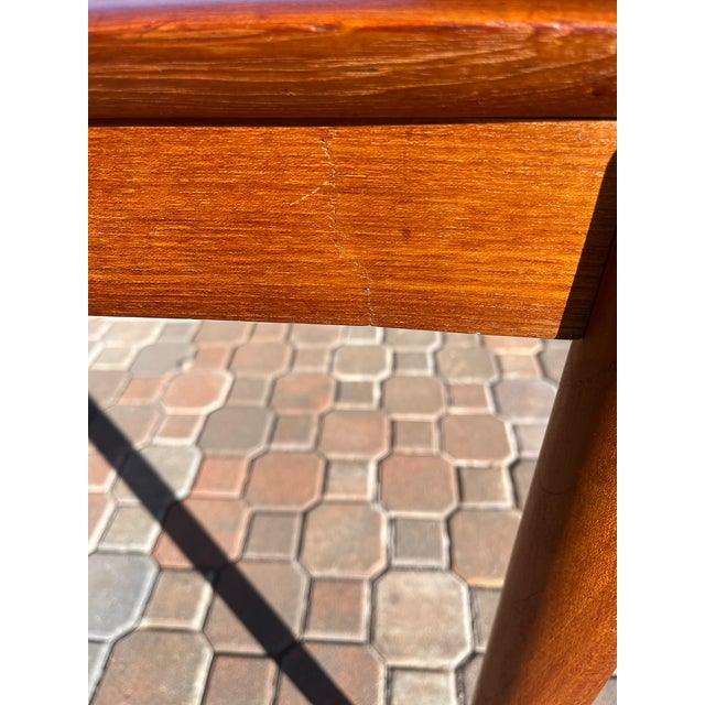 1970s Mid-Century Modern Danish Teak Dining Table For Sale In Phoenix - Image 6 of 6