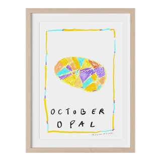 October Opal Birthstone Print by Tatiana Alida For Sale