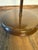 Mid-Century Modern Vintage 1970s-Style Minimalist Brown Metal Table Lamp With Textured Drum Shade For Sale - Image 3 of 4
