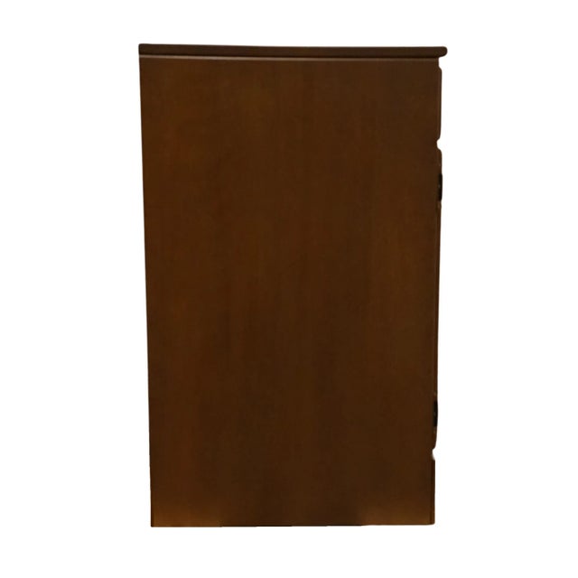 Ethan Allen Heirloom Nutmeg Maple Colonial Early American 60" Triple Door Dresser W. Shutter Doors For Sale - Image 12 of 12