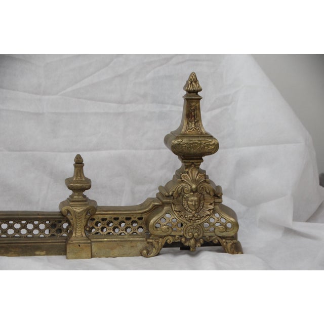 Louis XIV Gilt Firescreen Andirons For Sale - Image 9 of 13