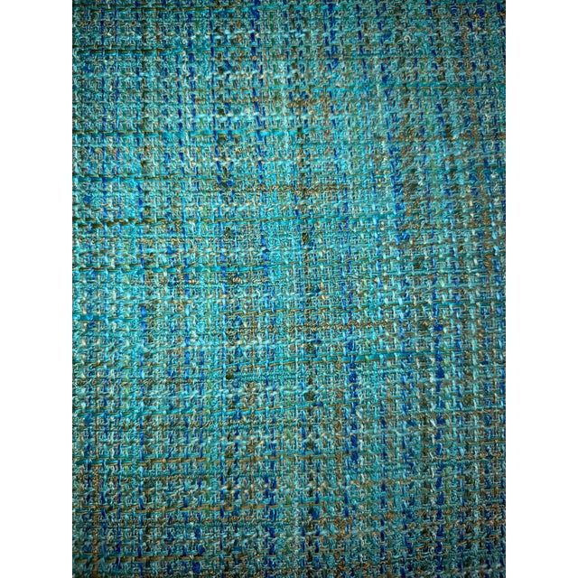 1970s Vintage Mid-Century High Back Armchair For Sale - Image 9 of 11