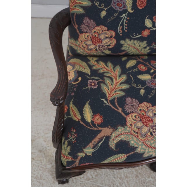 Antique English Georgian Clawfoot Mahogany Settee For Sale In Philadelphia - Image 6 of 18