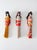 Shabby Chic Mid-Century Japanese Folk Art Kimono Dolls Set of 3 For Sale - Image 3 of 16