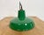 Industrial Green Enamel Factory Pendant Lamp, 1960s For Sale - Image 10 of 16