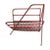 Red Magazine Rack, 1950s For Sale - Image 8 of 8