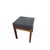 Mid-Century Minimalist Teak and Acrylic Bedside Table For Sale - Image 6 of 9