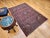 Vintage Persian Kashan Rug, Hand-Knotted Wool & Cotton, Floral Pattern, Red & Navy, 4x6 For Sale - Image 9 of 18