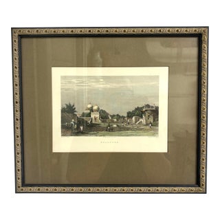 Antique Hand Colored English Engraving by Montgomery Martin For Sale