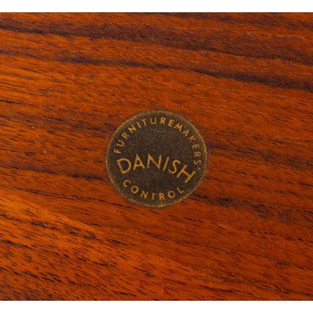 Wood Fritz Hansen Teak Folding Tray Table For Sale - Image 7 of 9