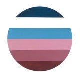 Image of Max & Alma Wolf Original "Sky to Ground" Abstract Mid-Century Modern Acrylic Painting For Sale