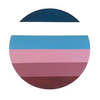 Max & Alma Wolf Original "Sky to Ground" Abstract Mid-Century Modern Acrylic Painting For Sale