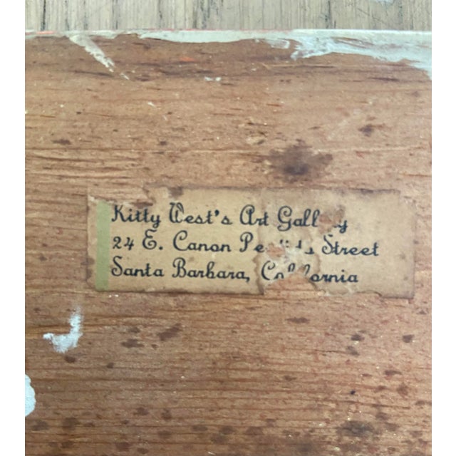 Vintage Parisian Street Scene Oil on Canvas For Sale - Image 14 of 14