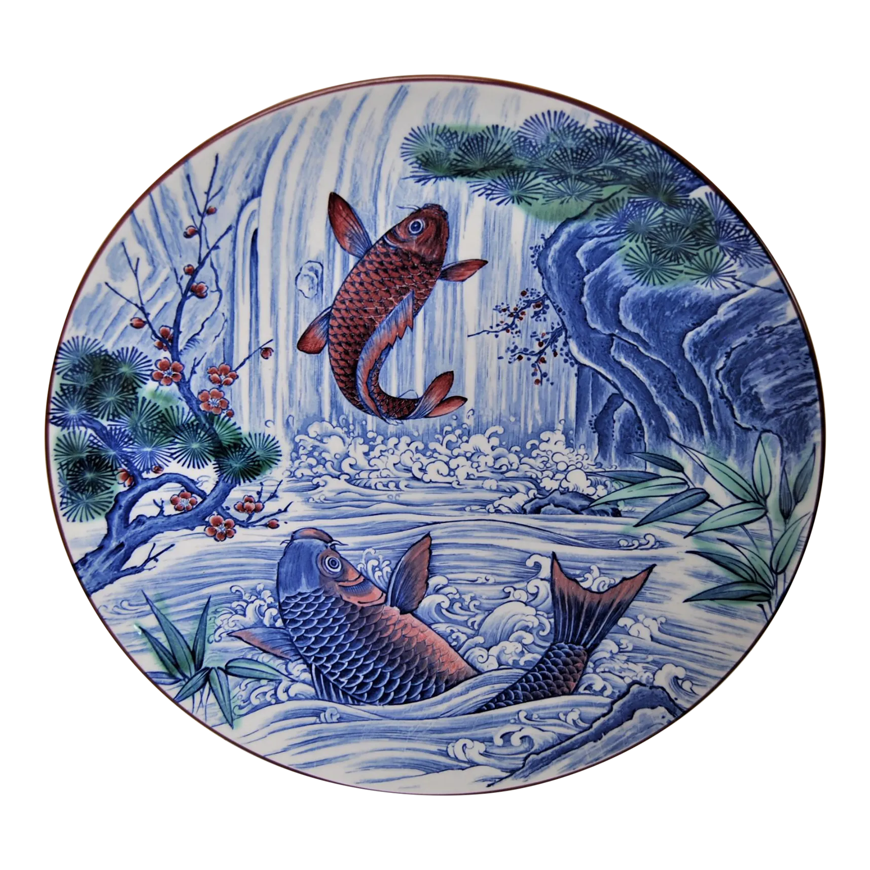 japanese-platter-mino-yaki-koi