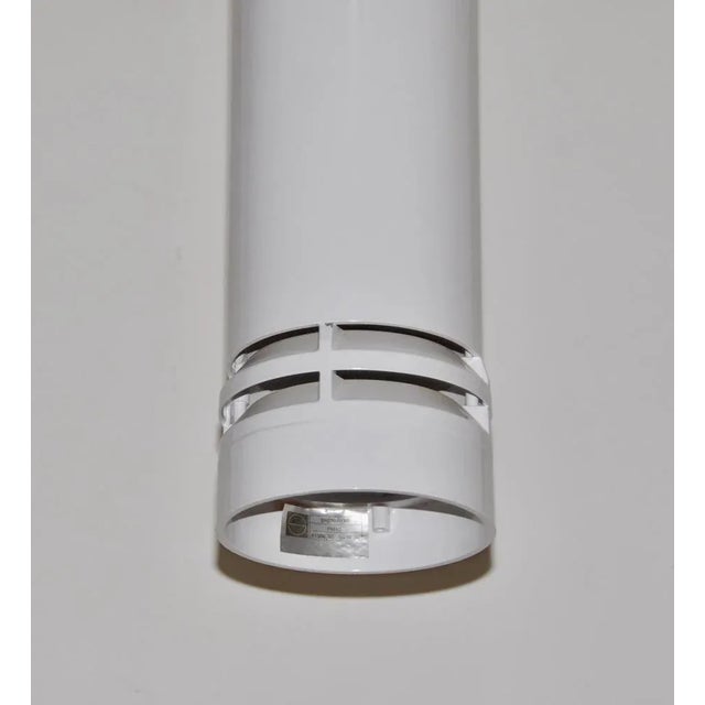 White Pendand Lamp Pipeline Pm10 by Ole Pless Jørgensen for Nordisk Solar For Sale - Image 8 of 16