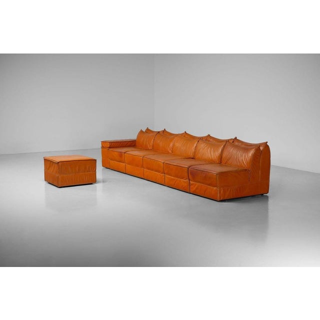 Sofa by Alberto Colombi and Gian Paolo Guzzetti Bonzo, 1975, Set of 7 For Sale - Image 6 of 18