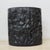 Black Bisque Black Porcelain Paper Relief Vase by Martin Freyer for Rosenthal, 1970s For Sale - Image 8 of 17