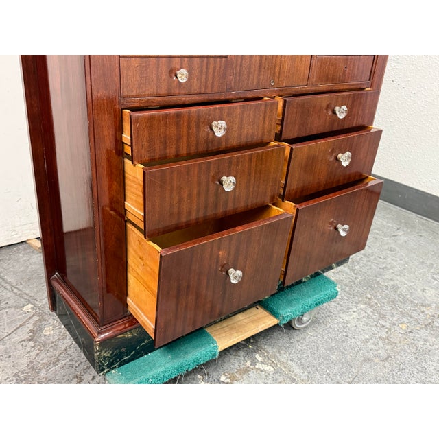 American Cabinet Company Apothecary Dentist Cabinet, Antique For Sale - Image 9 of 12