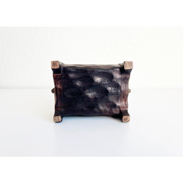 1970s Spanish Revival Wood Box For Sale - Image 9 of 9