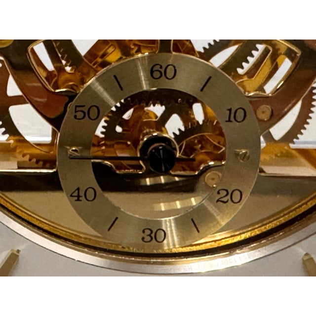 Seiko Lucite Skeleton Clock For Sale - Image 10 of 12
